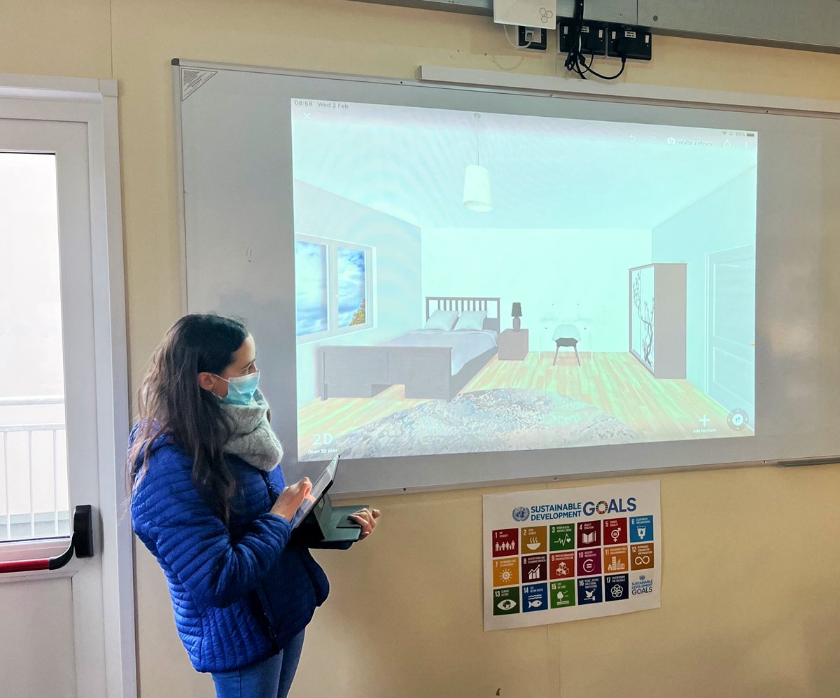 galwayetss's tweet photo. First year #homeeconomics students created impressive interior design plans for their dream bedrooms to include annotated floor plans. 

They presented and gave feedback to their peers in today’s lesson. Maith sibh! 

#beingcreative #ict #technology @Gowriggle https://t.co/ZZqjOyY1Os