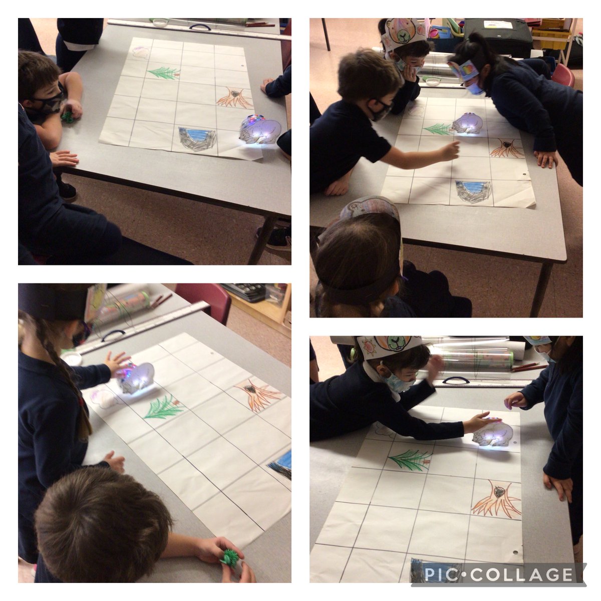 anthony_ces's tweet photo. Students in Mrs. Silva &amp; Ms. D'Intino's Class were busy using the Coding Mice to help get the bear to the cave to hibernate in his bear! #coding @hwcdsb @DeanDiFrancesco @DiIanniP https://t.co/6tG9hE2EpZ