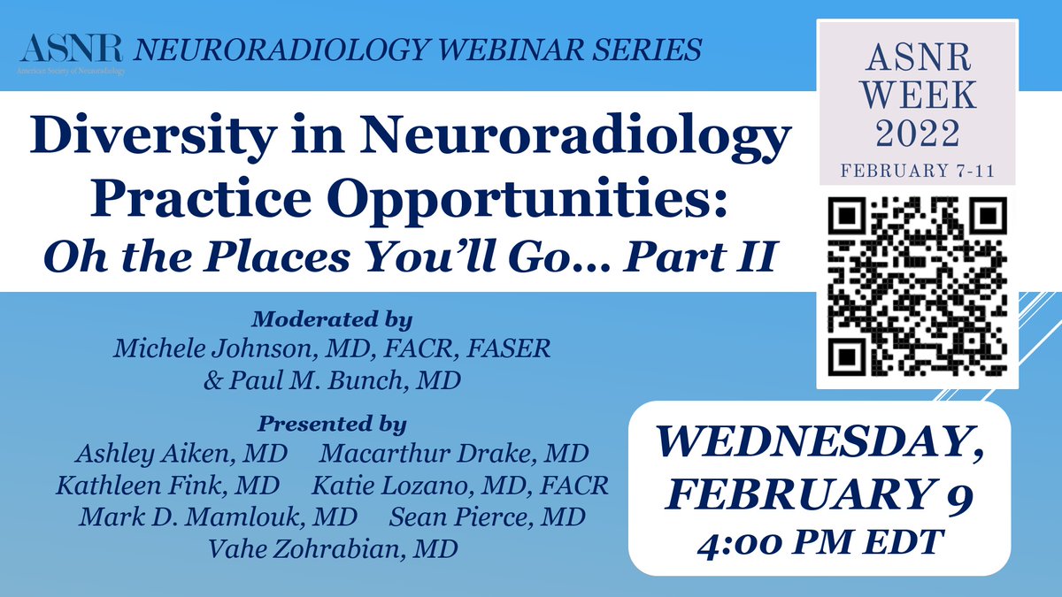 The American Society of Neuroradiology tweet media