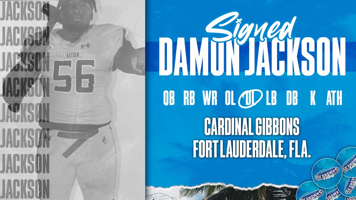 Welcome to the family, 𝗗𝗮𝗺𝗼𝗻 𝗝𝗮𝗰𝗸𝘀𝗼𝗻!

𝗦𝗶𝗴𝗻𝗶𝗻𝗴 𝗗𝗮𝘆 𝗖𝗲𝗻𝘁𝗿𝗮𝗹 ➡️ bit.ly/3uhTc6y

#NSD22
#DefendTheBeach