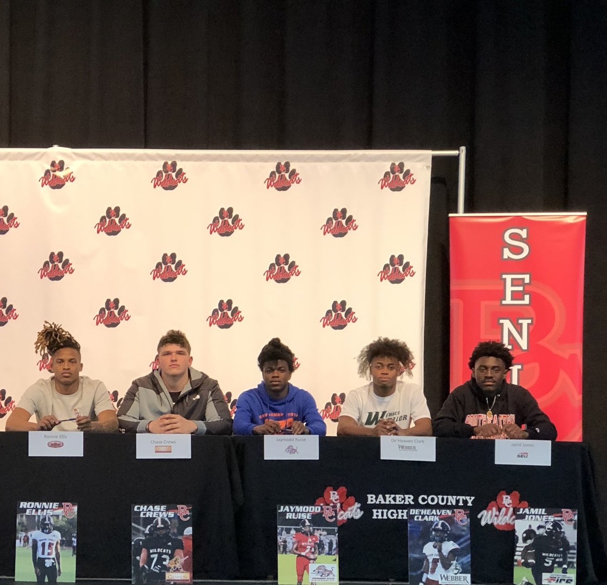 Congratulations to these Wildcat football players that are continuing their academic and athletic careers at the next level!!! #WildcatPride #GoCats #BakerCounty