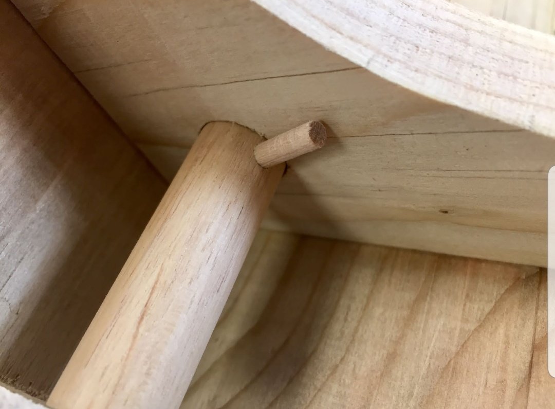 MrsDaviesDT's tweet photo. Beautiful wood joining techniques demonstrated by Jack in Year 12 @chepstowschool Da Iawn #wood #joints #skill #productdesign #DRICE #challenge https://t.co/EcrqCV374M
