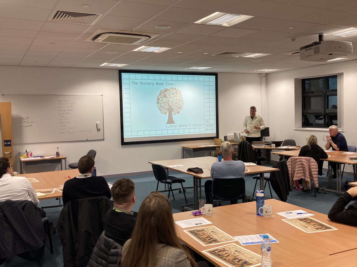 MrBartlettHist's tweet photo. Thanks to colleagues from across the city and county, including many of our brilliant past and current ⁦@leicesterscitt⁩ teachers, who joined us ⁦@LeLTSH⁩ to hear the fantastic ⁦@History_Ben⁩ and ⁦@The_History_Man⁩ share their expertise on sources. 🤩 https://t.co/IEfs8hBEDi