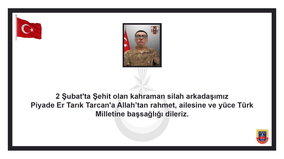 jandarma's tweet photo. Başımız sağ olsun.🇹🇷 https://t.co/B9S1ZABfPJ