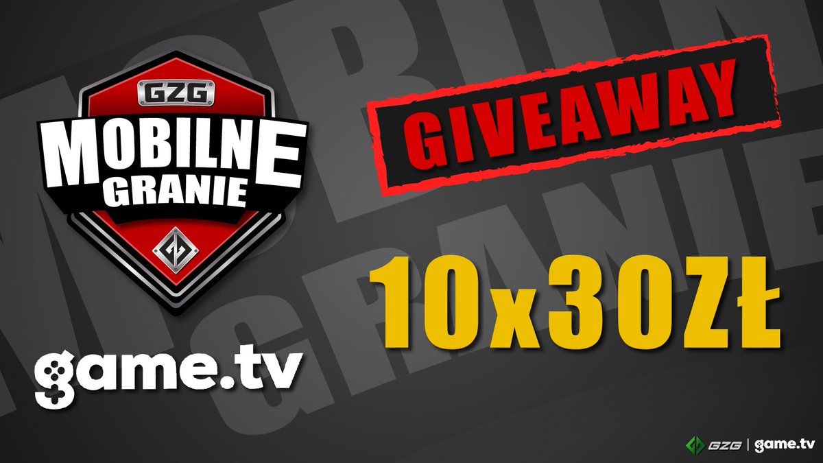 Do przytulenia 10x30zł dla osób z naszej społeczności!🤑 

Wykonaj 4️⃣ kroki, żeby wziąć udział⬇️

1️⃣Obserwuj <a href="/Mobilne_Granie/">GZG MOBILNE GRANIE</a> oraz @GameTv_polska!
2️⃣Udostępnij post na swoim twitterze!
3️⃣Oznacz w komentarzu minimum 1 osobę!
4️⃣Otaguj w komentarzu klan/klub, w którym grasz!