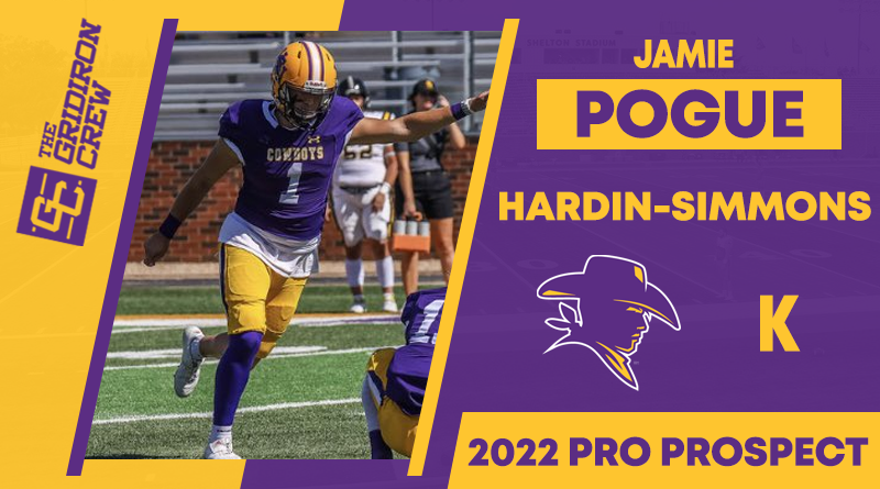 Gridiron_Crew's tweet photo. ⚠️ Attention Pro Scouts, Coaches, GMs, and Agents ⚠️

You need to look at 2022 Pro Prospect, Jamie Pogue @Pistol_Pogue, a K from @HSUCowboys

#2022ProProspect #TGC #NFLDraft #ProFootball 🏈

👀 View our Interview: https://t.co/rn9pXWqePB https://t.co/CAkAIR6EZY