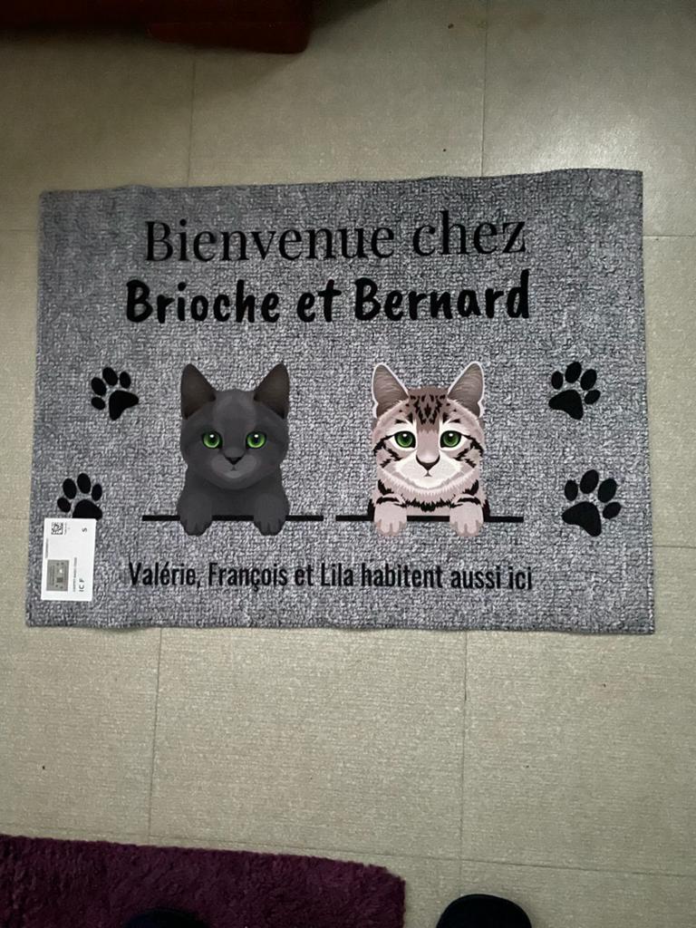 BoubaCie's tweet photo. Nos #adoptants sont au top
Tapis fait par Valérie et sa famille , adoptants de Brioche et Bernard https://t.co/TxvfBniXaG