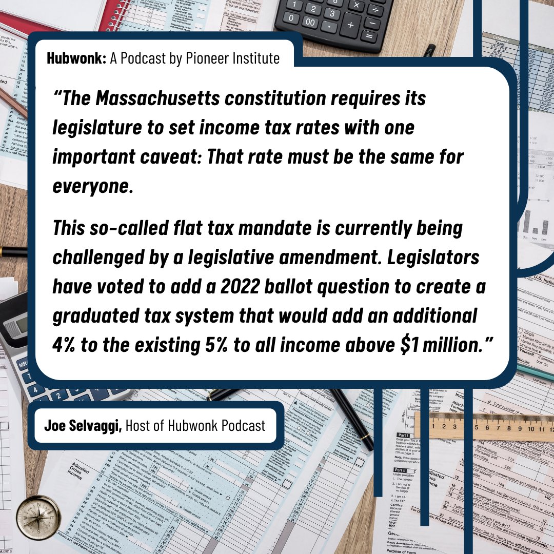 PioneerBoston's tweet photo. Kevin Martin, appellate litigator at Goodwin Proctor, joins us on Hubwonk #podcast to discuss the complaint filed with the Massachusetts #SupremeJudicialCourt regarding the summary language on the 2022 “Fair Share Tax” ballot initiative: https://t.co/iCpyV5g2mW
#FairShareTax https://t.co/XKydPRcbFh