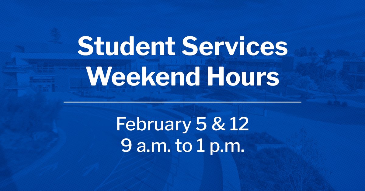 elcaminocollege's tweet photo. Student Services will be open on Saturdays Feb. 5 &amp; 12 from 9am to 1pm for in-person and online assistance. RSVP for Online Registration Fest at https://t.co/cdSbLnCTDE https://t.co/soDYI7S3XQ