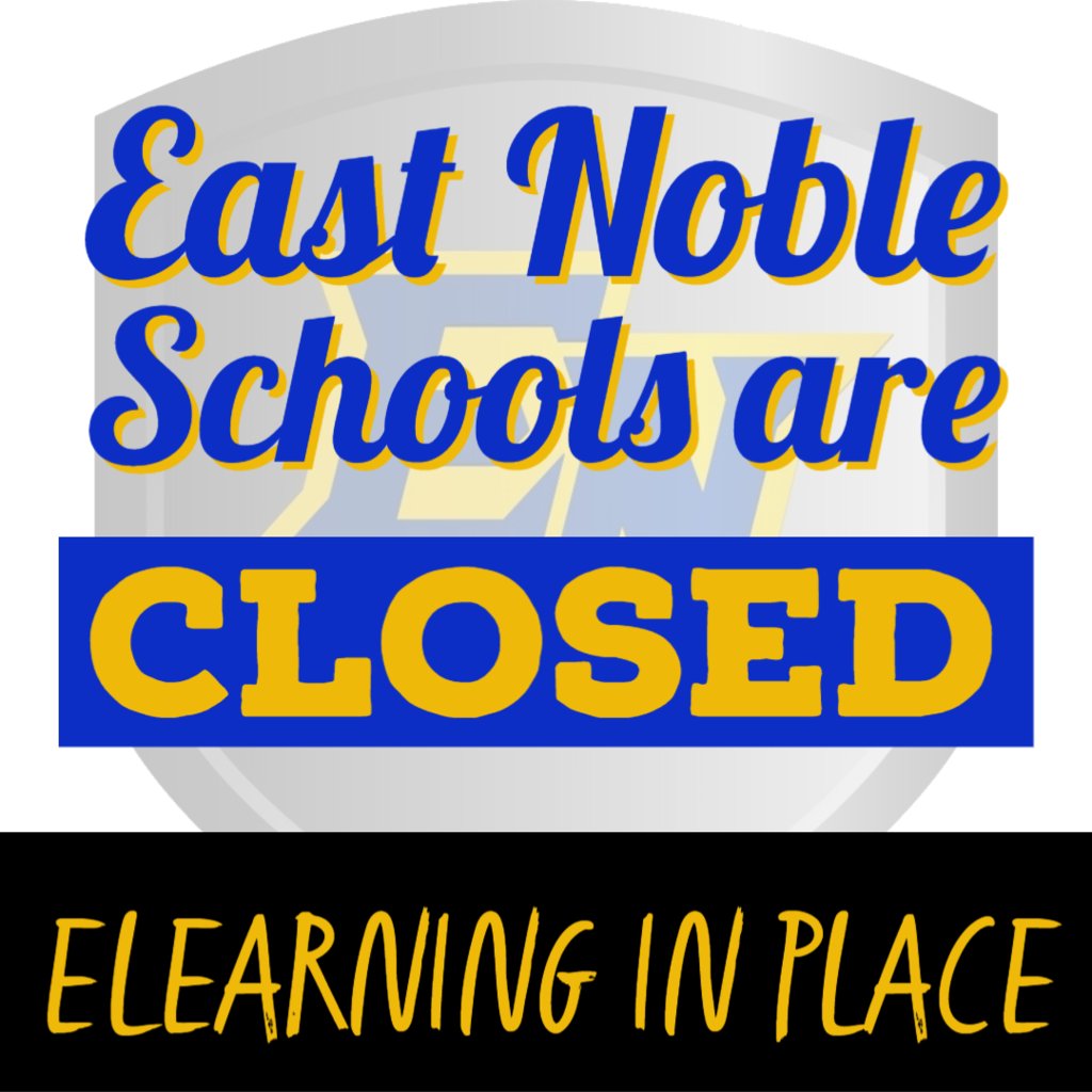 East Noble School Corporation will be CLOSED on Thursday, February 3.  It will be an eLearning day, and all assignments will be posted by 9:00.