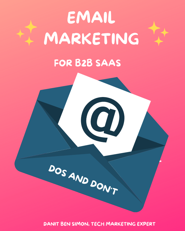 danitbensimon's tweet photo. B2B SAAS email marketing - Dos and Don'ts

Don't:
⚫️Send more than one email after signing up.
⚫️ Send an email asking to meet a BDR, right after signup.

Do
⚫️ Build on intent data to provide additional value.
⚫️ Build momentum, but give some space

Agree? https://t.co/u74YjT8hDX