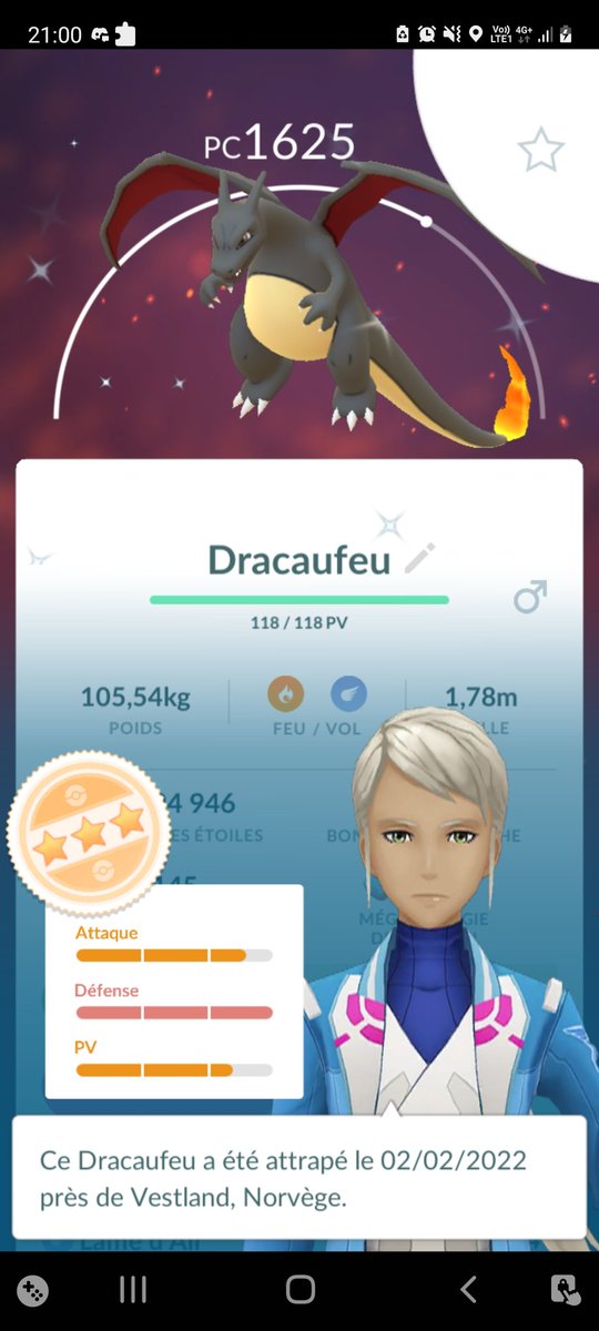 KarmaDracarys's tweet photo. Thanks to my new friend @chipsyeirik #sharizard #ShinyPokemon #pokemonGo 🥰🥰 https://t.co/mC6EGzpCMg