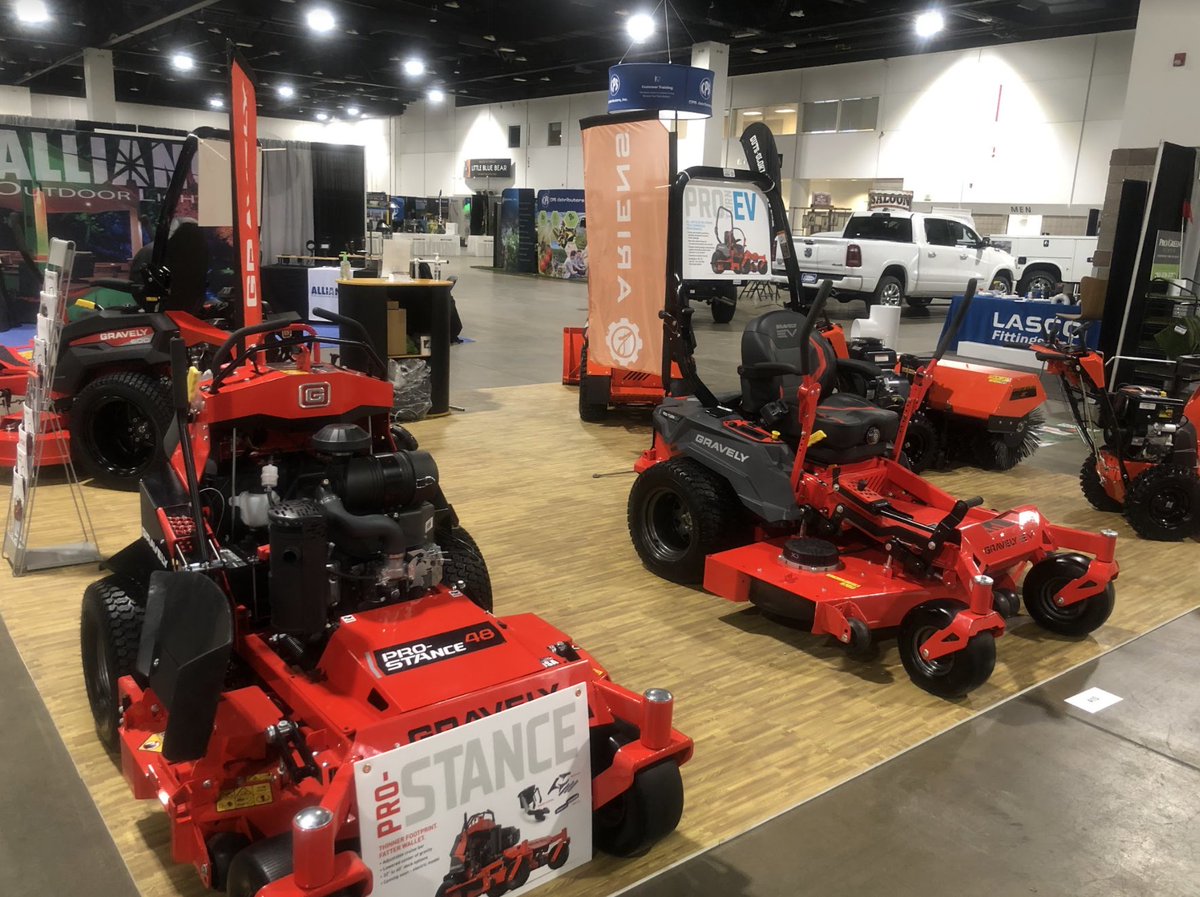 GravelyMowers's tweet photo. We're at @progreenexpo in Denver, CO this week. If you're in the area, come see us! #ProGreenExpo https://t.co/jSScCoGnHP