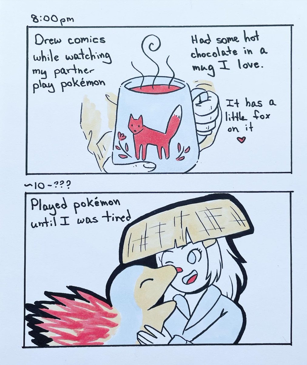 The rest of my #hourlycomicday2022  ❤️
#hourlycomicday #HourlyComicsDay #cats #anxiety