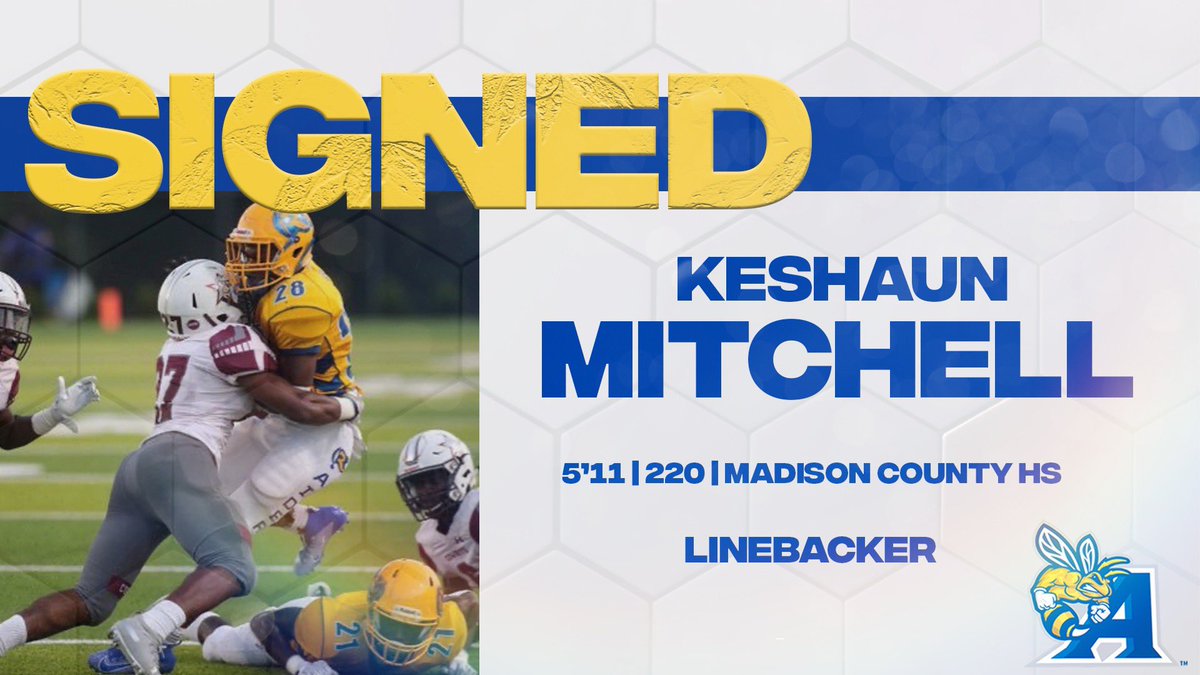 𝗪𝗘𝗟𝗖𝗢𝗠𝗘 𝗧𝗢 𝗧𝗛𝗘 𝗛𝗜𝗩𝗘 🐝

Join us in welcoming Keshaun Mitchell (<a href="/KeshaunMitchel2/">Keshaun Mitchell</a>) to the Allen family! 🏈

📺 bit.ly/3uj4MP1

#R2G | #NSD22