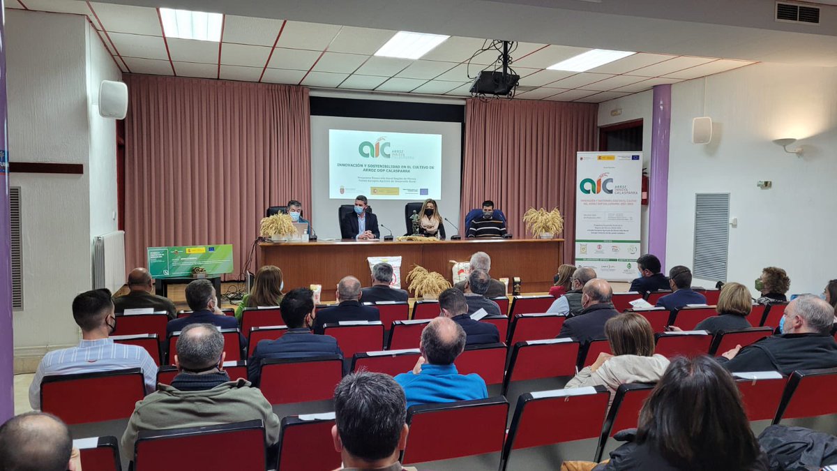 Consejería de Agua, Agricultura, Ganadería y Pesca (@rm_agua) on Twitter photo El consejero Antonio Luengo ha participado en el acto de presentación del proyecto ‘Innovación y Sostenibilidad en el Cultivo del arroz DOP Calasparra’.
Avanzando en la agricultura sostenible y apostando por la calidad del <a href="/ARROZ_CALAS_DOP/">Arroz de Calasparra</a> El consejero Antonio Luengo ha participado en el acto de presentación del proyecto ‘Innovación y Sostenibilidad en el Cultivo del arroz DOP Calasparra’.
Avanzando en la agricultura sostenible y apostando por la calidad del <a href="/ARROZ_CALAS_DOP/">Arroz de Calasparra</a>