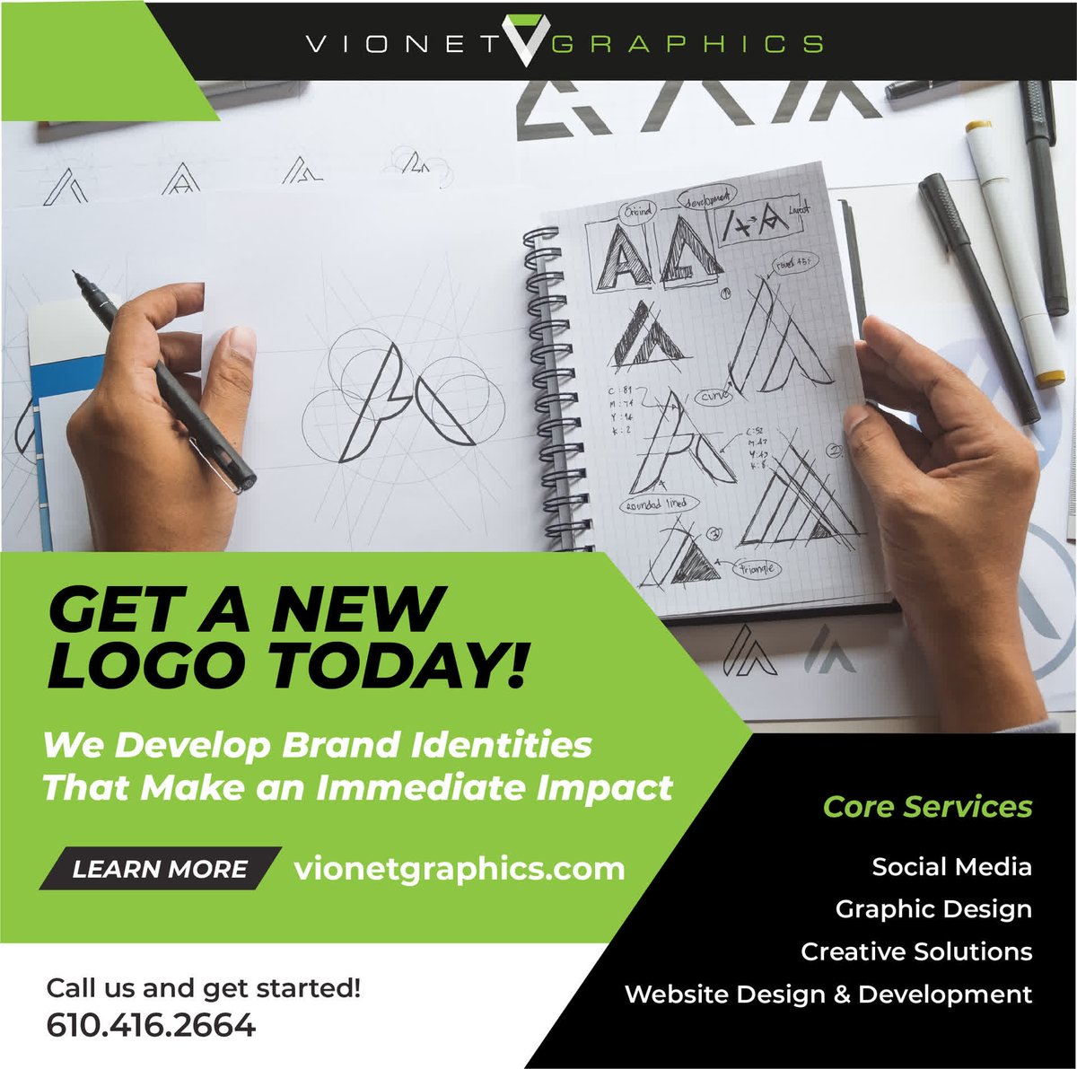 VionetGraphics's tweet photo. Looking for a custom logo for your new business? Let's talk!
We'll even build your new website, host it and secure it, all at a reasonable price.

Learn more at https://t.co/hpiAKLCpsk

#logo #logodesign #branding #brandingdesign #brand https://t.co/4wiV39H11v