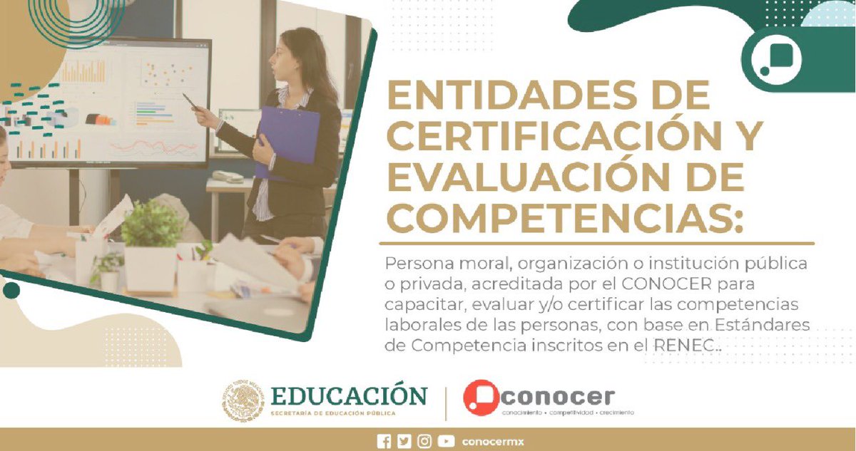 ConocerMx's tweet photo. 🙌🏽 El conocimiento es la mejor inversión que se puede hacer. Queremos darte herramientas para un 2022 lleno de #certificación

Puedes consultar a detalle en: https://t.co/eDtcdSH5XJ 

#InformaciónCONOCER #CertificaciónParaTodos https://t.co/GyhFNdG6y2