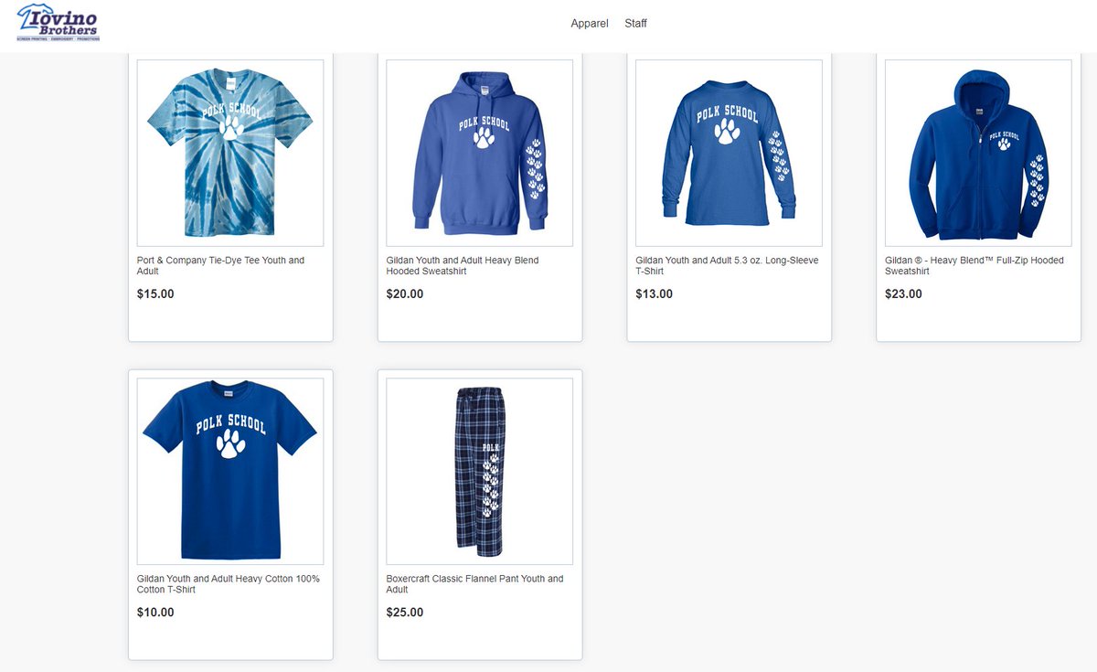 Polk friends and families don't forget to order your Polk School Spirit Gear! <a href="/PolkESPrincipal/">@PolkESPrincipal</a> 

The sale ends 2/18! Check out the link below:

polkschoolwinter2022.itemorder.com