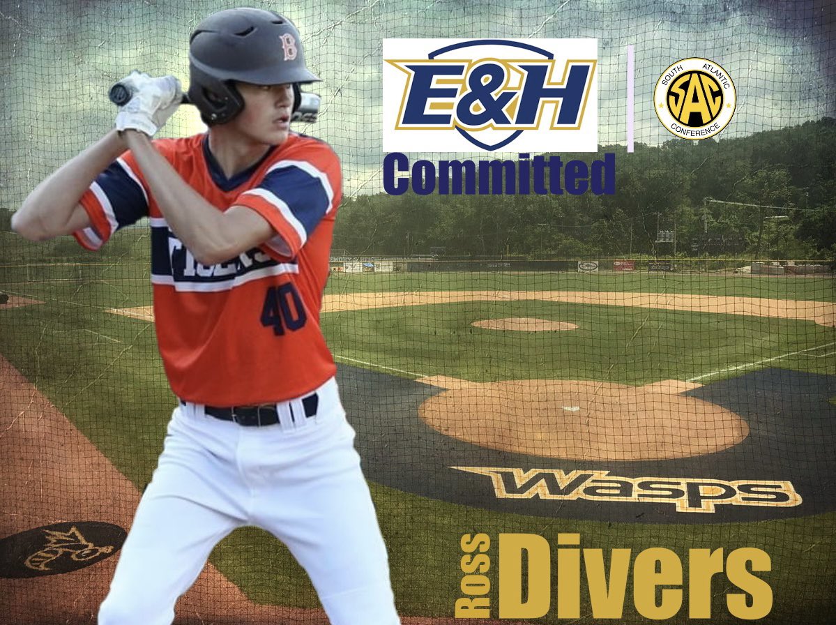 R_Divers's tweet photo. I am blessed to announce that I have committed to Emory &amp; Henry to continue my academic and athletic career. I want to thank God, my family, my friends, my coaches, and everyone that has helped me achieve this goal along the way. @EHCBaseball @Kyle_Cliff https://t.co/COjaDAXWnM