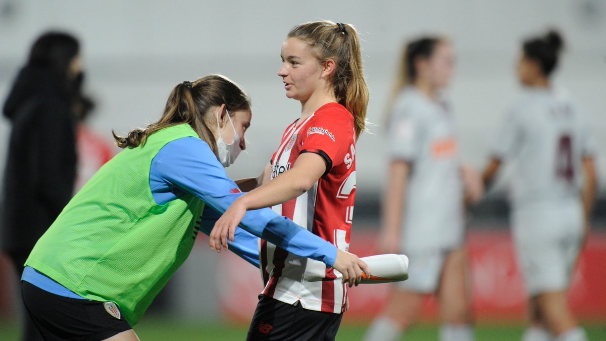AthleticClubFem's tweet photo. ❤️ 𝘏𝘈𝘙𝘙𝘖𝘉𝘐𝘈 🤍 

🆕 Primer partido de Sara Ortega en la @PrimerIberdrola.

💪 ¡Sigue trabajando y sumando experiencias!

#AthleticEibar #AthleticClubFem 🦁 https://t.co/Geoksmp3vG