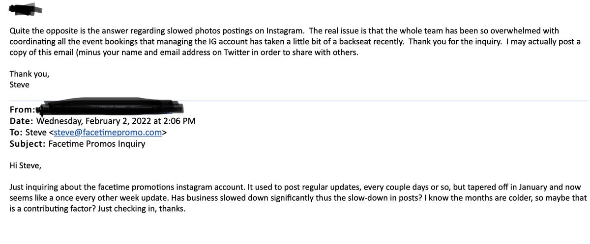 StarstreamEnt's tweet image. $SSET business is booming!  Sharing an email from an investor and the response.