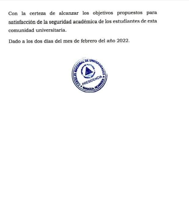 #Nicaragua || Comunicado del Consejo Nacional de Universidades, (CNU) ante la cancelación de la personería jurídica.

El CNU comprometidos a garantizar la continuidad académica y responsabilidades educativas pendientes. #TropaSandinista