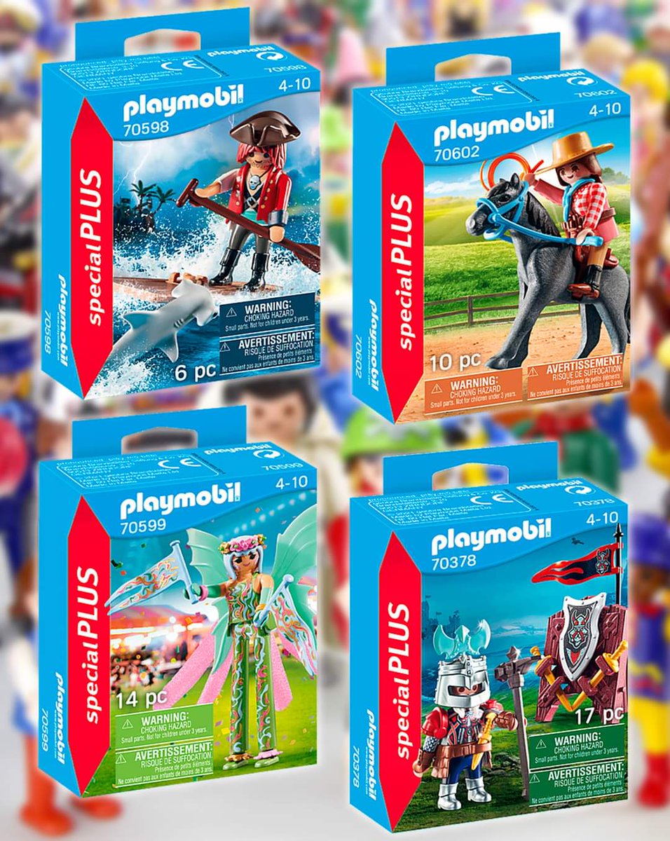 caja_clicks's tweet photo. ¡YA DISPONIBLES! 😃 ¡ENVÍO INMEDIATO!

No paran de llegar novedades de enero y febrero, y aquí os traemos una nueva tanda de cajitas #SpecialPlus de #PLAYMOBIL, entre muchas otras referencias que podéis ver ya aquí ->> https://t.co/D18pgw2iMu https://t.co/mjvUDAKefU