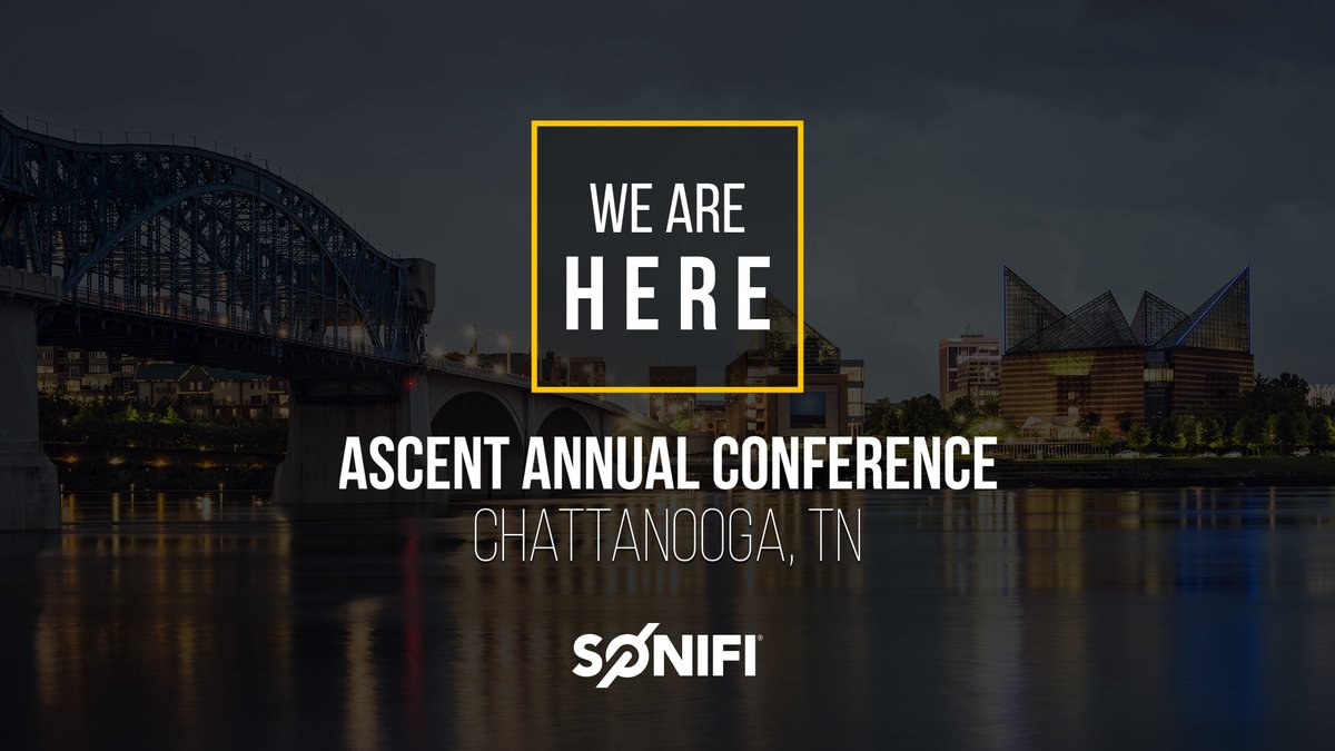 <a href="/SONIFIsolutions/">SONIFI Solutions</a> is in Chattanooga, TN for the Ascent Hospitality Annual Conference! Make sure to stop by our booth and say hello to Chantel &amp; Geri!