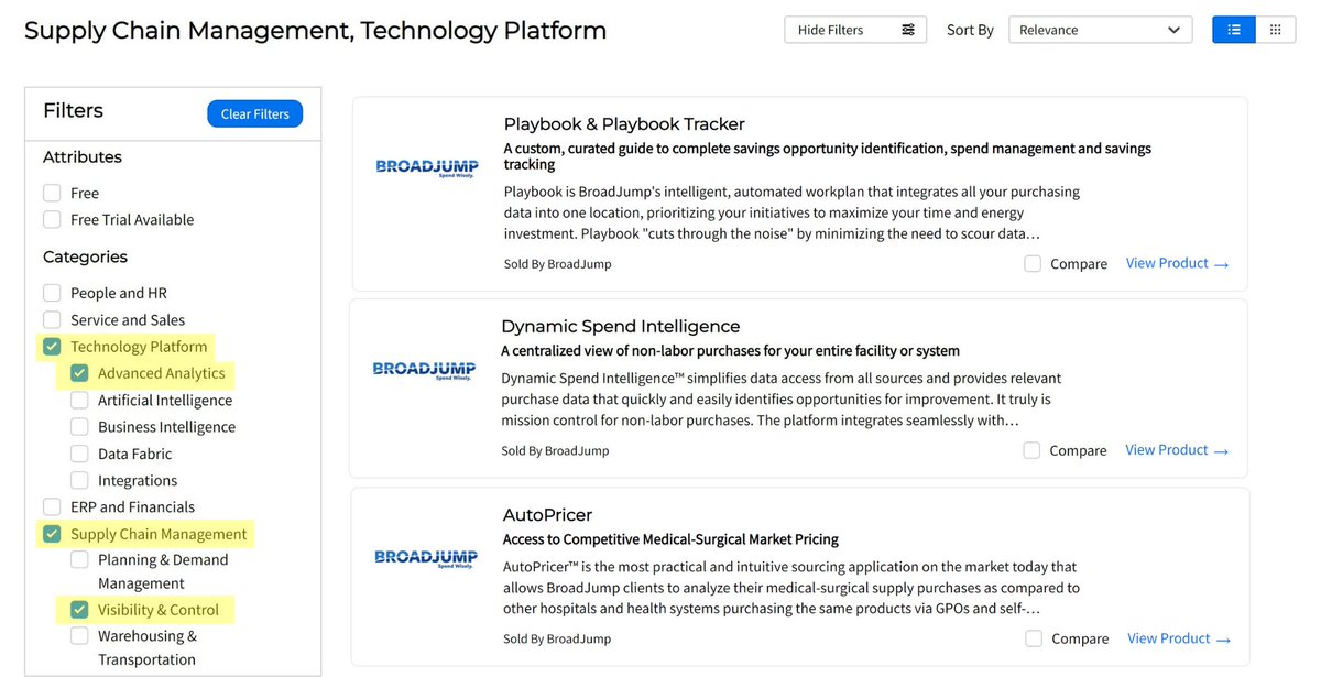 BroadJumpLLC's tweet photo. Explore BroadJump's product offerings in the 'Technology Platform' and 'Supply Chain Management' categories on the new @Infor Marketplace >> https://t.co/y0LhHgaq6p https://t.co/QdtFgZ6IrX
