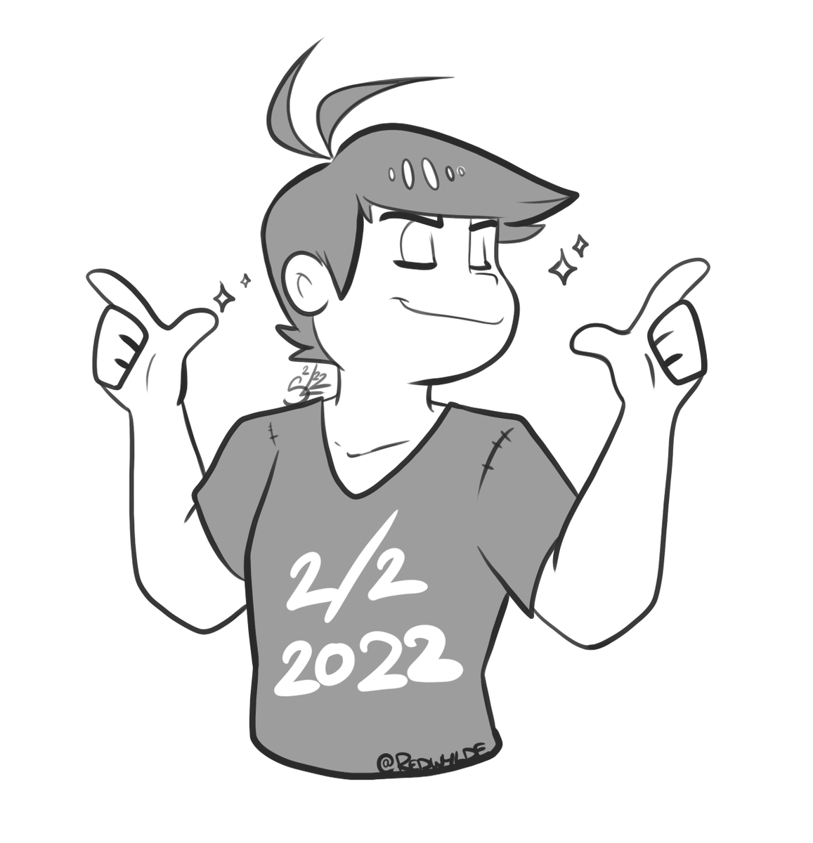 RoughCarnelian's tweet photo. Scribbled up the cringe man since it's his birthday or something.
#osomatsusan #karamatsu #ososan #krmt https://t.co/tXUIpGo6H5