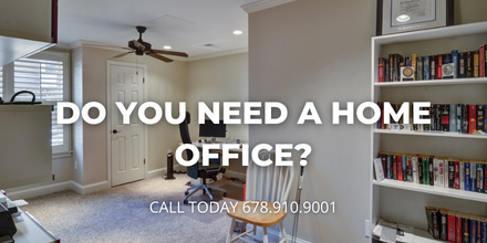 🏠Transforming a current room into your new home office space is not just a fun project, but a necessity for many people who work remotely. #homeoffice #WorkFromHome #cabinetry #cabinetrydesign