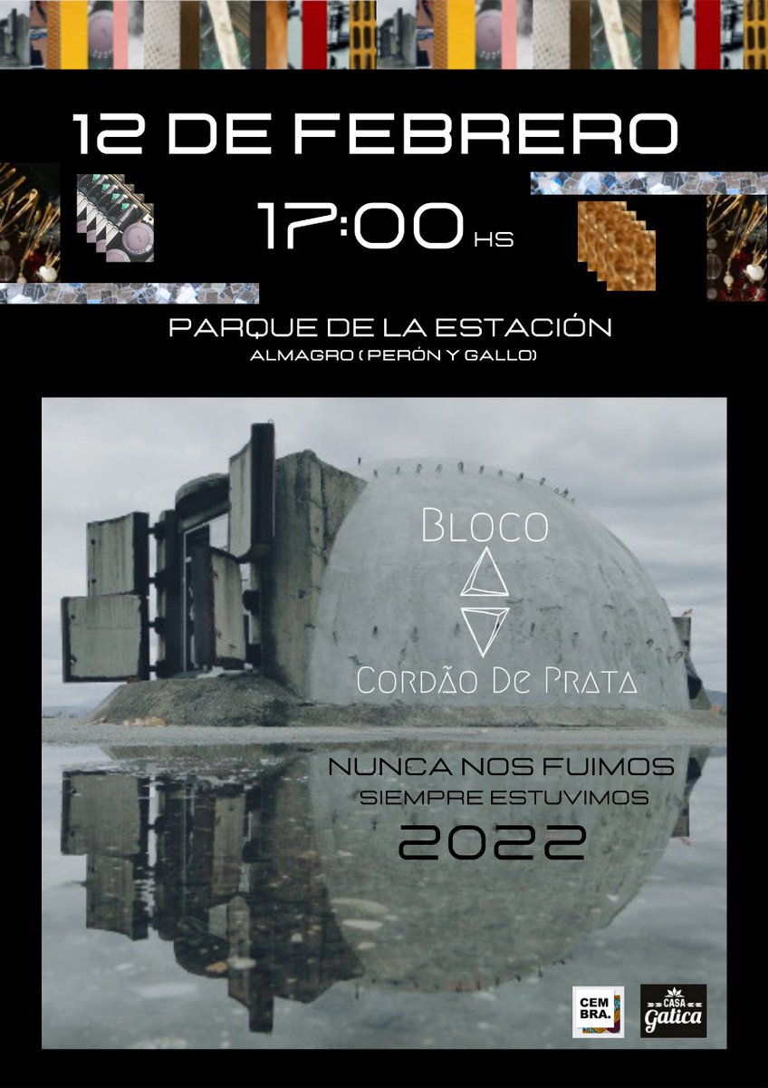CasaGatica's tweet photo. 🪅GATICA Y EL KARNAVAL🪅
#Vuelve el @bloco a #CasaGatica este 12 de🗓febrero en su desfile anual, que comenzará en el @parquedelaestacion y recorrerá las calles de #Almagro hasta llegar a las puertas de nuestra casa y seguir la fiesta 🥳 
Salimos 17hs del Parque (Perón y Gallo). https://t.co/JYrkzYAKhJ