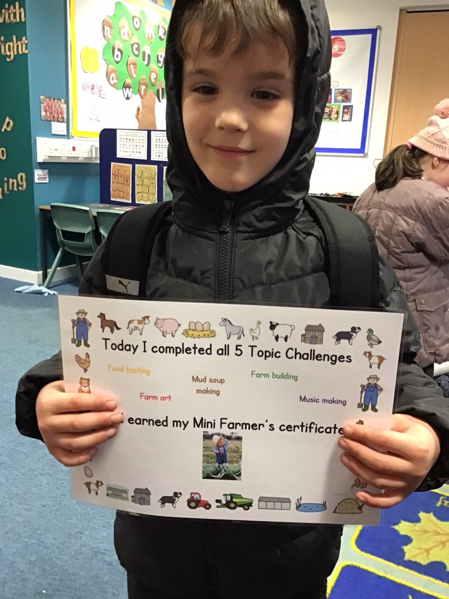 InchViewPS's tweet photo. We had such fun today in P1 taking on some Farm Topic Challenges.🐮We enjoyed food tasting, making mud soup, painting with farm animals and vehicles, building our own farm and singing farmyard songs! 🎶 🚜 #learningtogether #worldofwork #minifarmers https://t.co/L3Iaq2FDWe