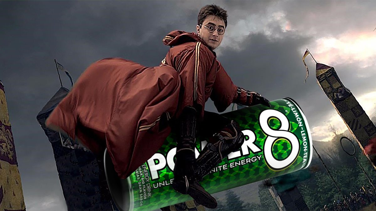 No aguanto más, tenía que contarlo...

Así es, el croma que se utilizó para dar #Power y representar las escobas en #HarryPotter, eran latas de #Power8 Lemon-Tea

Espero que no me odiéis por esta información pero tenía que contarlo 🥲