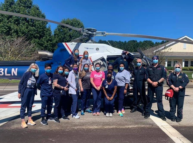 AirMethodsCorp's tweet photo. Our January Featured Base of the Month AirLife GA 1 recently taught a class on pediatric respiratory emergencies to the ER Nurse residents at @PiedmontHealth and spoke to the EMT, Medical and Nursing classes at @SoCrescentTech! 🏥👩⚕️
#CommunityOutreach #FBOM #AirLifeGA #GriffinGA https://t.co/FDvJtsEhfz