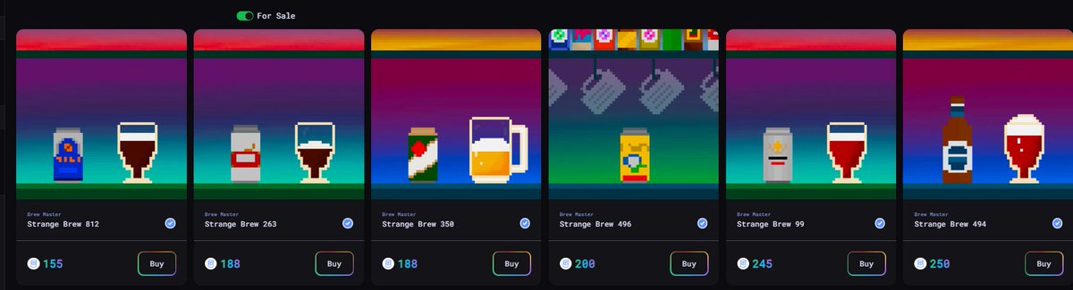 4 <a href="/StrangeBrewFTM/">StrangeBrew</a> to a 250 $FTM Floor
The hype is real 
#Fantom #NFT #NFTs #NFTCommunity