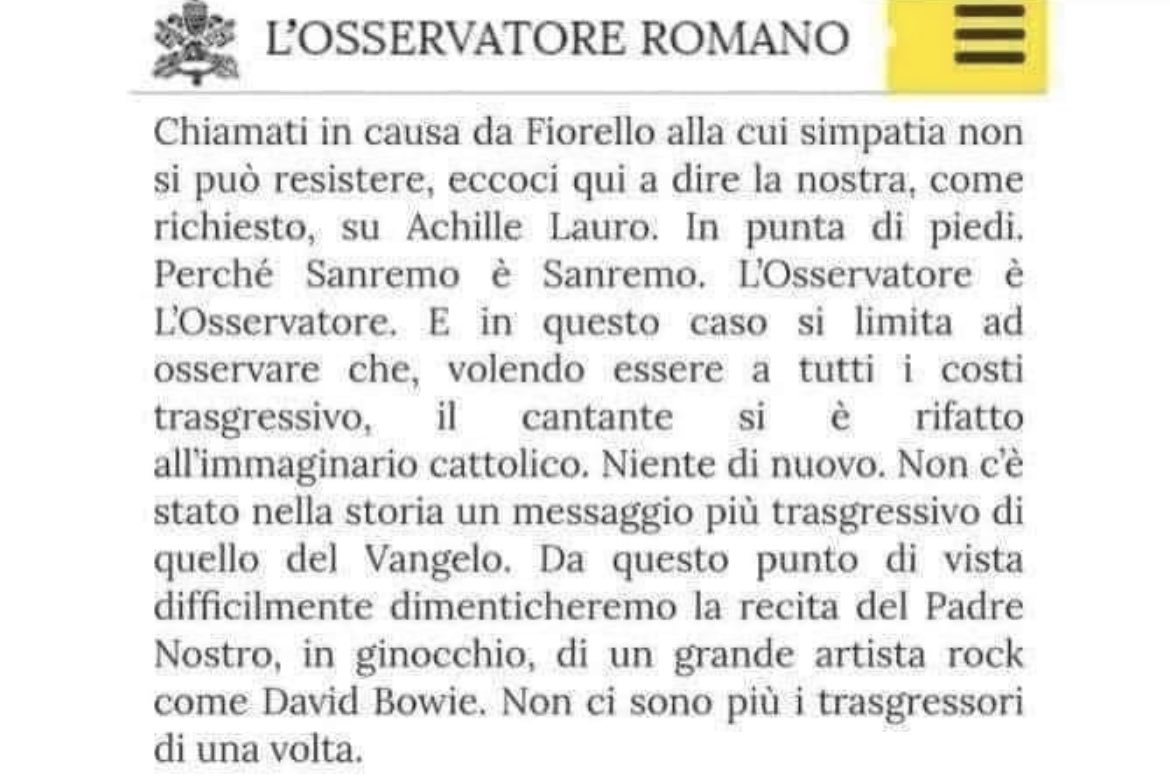 Da leggere. Grande eleganza e autorevolezza.