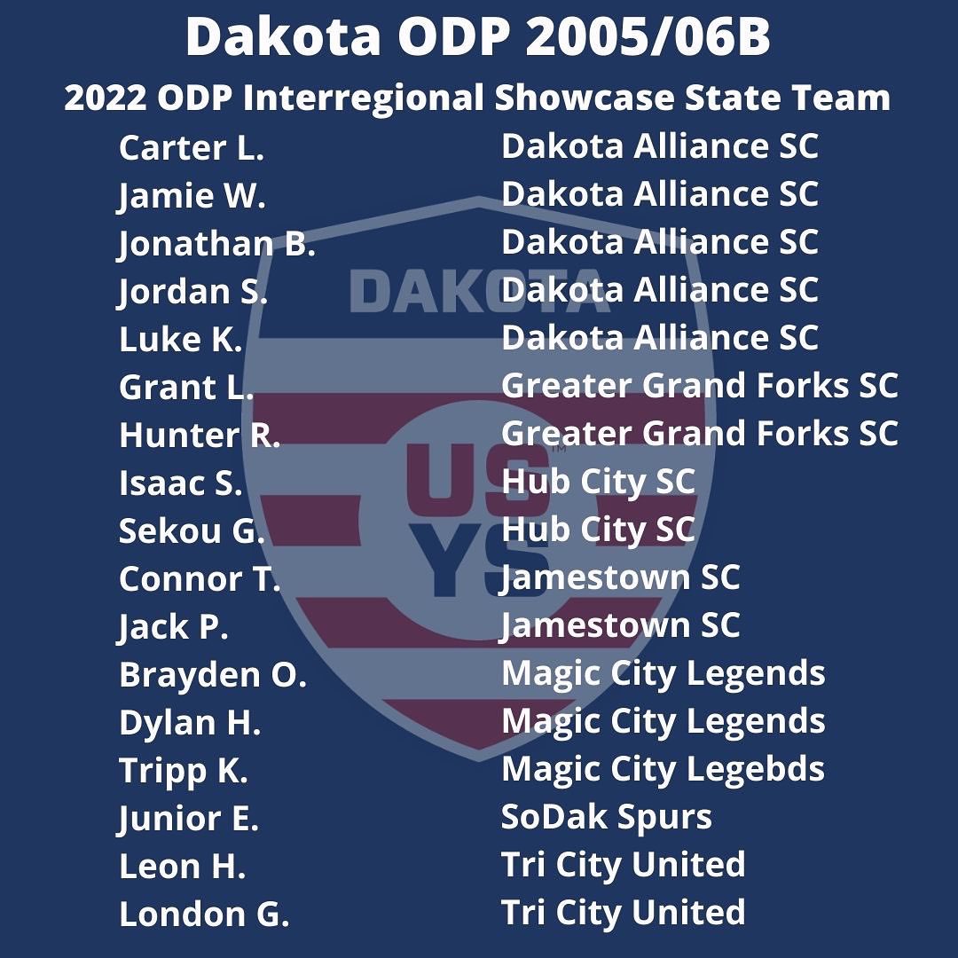 DakotasODP's tweet photo. Dakota ODPis ready for the 2022 ODP Interregional Showcase (Post 2 of 2). @odpinterregional @sdyouthsoccer @usyouthsoccerodp #DODP #ODP https://t.co/VSlaApGLxf