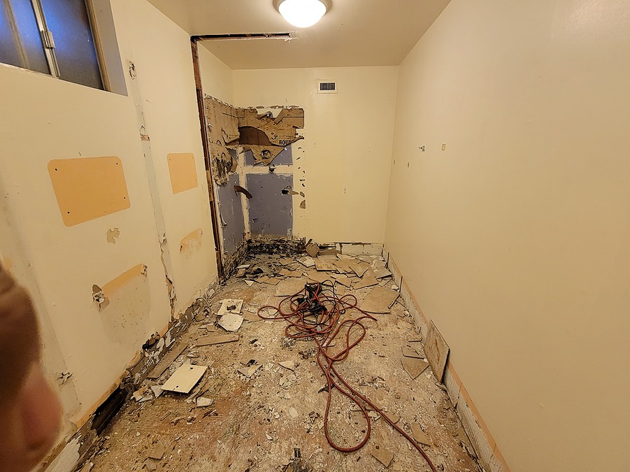 We've taken a huge step in our Rooted in Rebirth campaign - the Jensen restroom remodel project has begun! Thank you to everyone who has supported this effort! If you'd like to make a gift, visit mtcross.org/donate &amp; designate it gift for Rooted in Rebirth. Thank you!