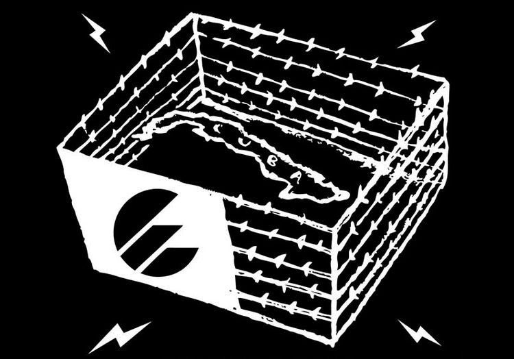 CUBADECIDE's tweet photo. Mantenernos incomunicados es censura. ¡Los cubanos queremos ser libres! Comparte para hacernos oír. Artista: Annelys Casanova. #soscuba  #PatriaYVida #LibertadParaLosPresosPoliticos #CubaEsUnaDictadura https://t.co/0VRaHXVnye