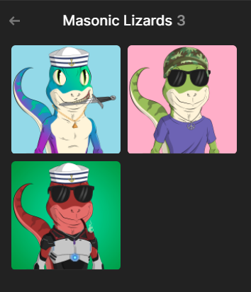 LeeElborough's tweet photo. @MasonicLizards - Public Mint Is now LIVE: https://t.co/KeHGTqIlFF https://t.co/6YZgRvWuGO