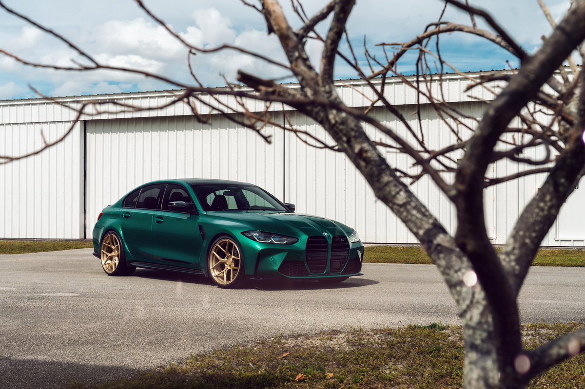 WilliamStern's tweet photo. BMW M3 G80. @BMWGroup @BMWUSA @BMW @Velgenwheels #isleofman #green #bmwm3 #bmw #m3 #g80 https://t.co/7lyJ5Er1po