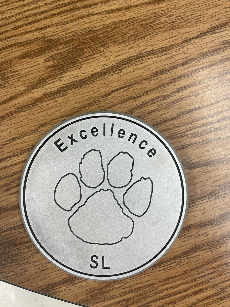 1stWithDussi's tweet photo. I love where I work! First time getting the Tiger Paw here at Shaker Lane and I am honored! 🥰 #ShakeyPride #ShakerLane #SL #Littleton https://t.co/kh7iO8OnhP