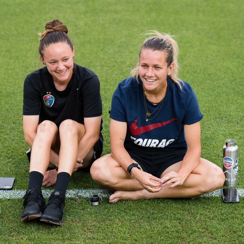 NWSL's tweet photo. On a day where we celebrate all women in the sports world, our clubs took the time to highlight these trailblazing individuals making a difference in their own NWSL communities 👏

#NGWSD