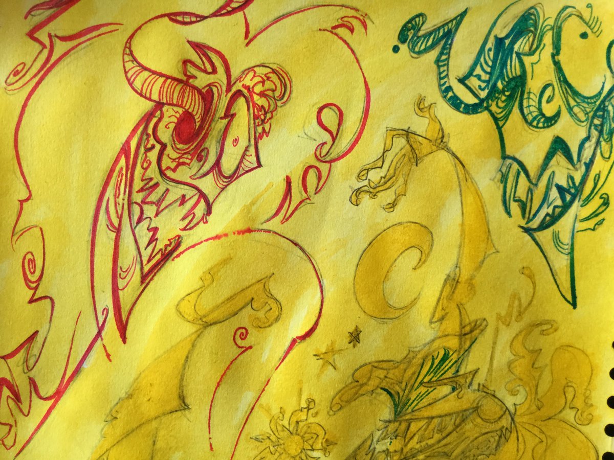 ygorrobin's tweet photo. process images from my “space age dancer” paintings https://t.co/6GY6OP0eoh