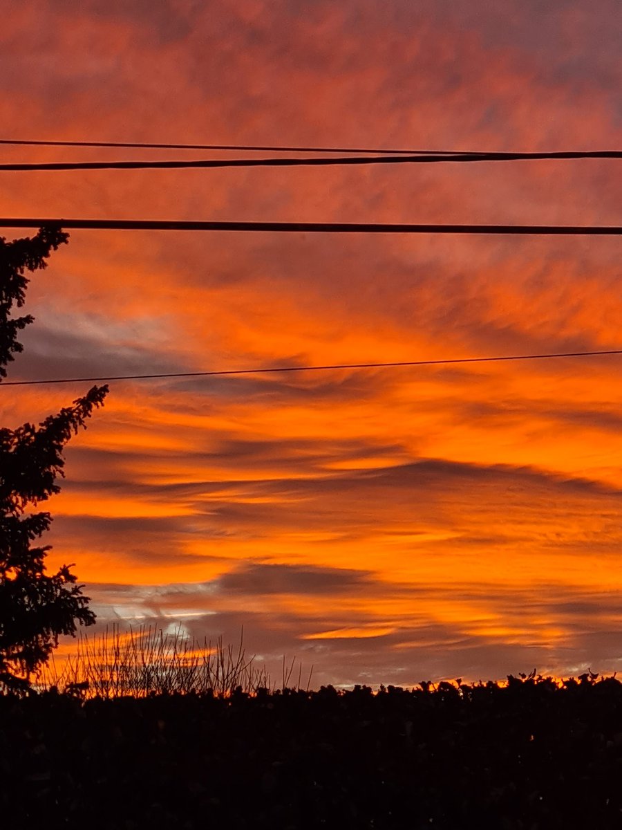 Fantastic sunset this evening.