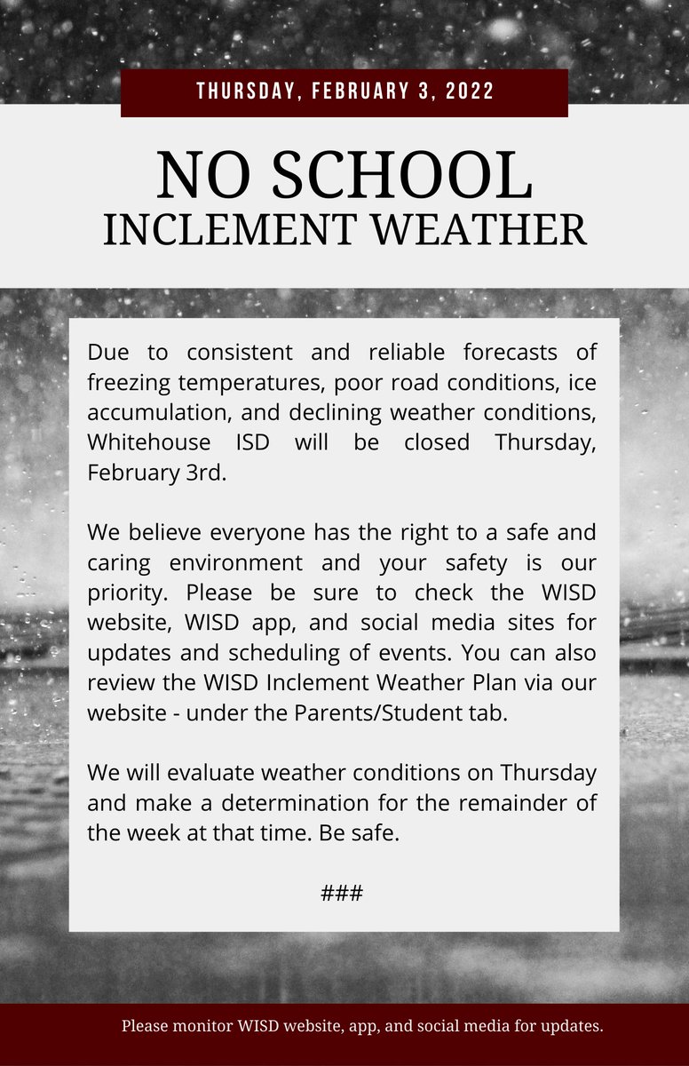 Whitehouse ISD (@whitehouseisd) on Twitter photo 