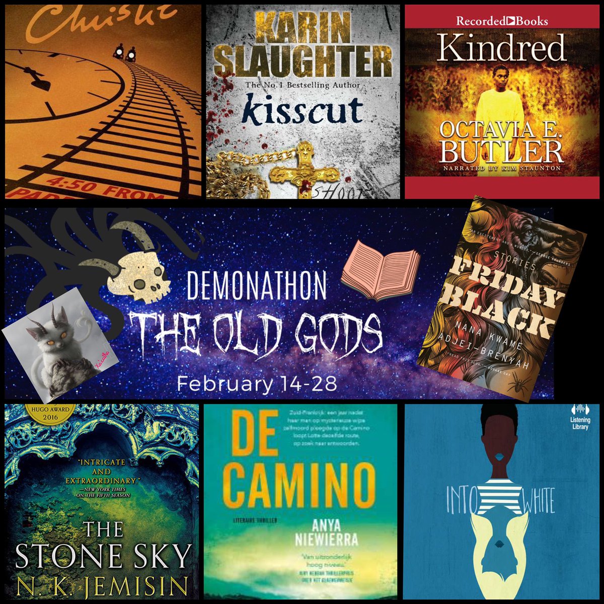 SusysStories's tweet photo. My TBR for #DemonathonDarkestNight #demonathon @demonathon https://t.co/6gDghfPUWC