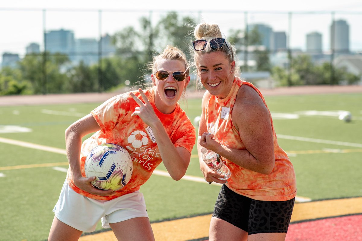 GoalsForGirls's tweet photo. It’s National Girls &amp; Women in Sports Day! We are lucky to have so many incredible women on our team who help inspire girls around the globe to participate and excel in sport! #NGWSD https://t.co/nNJc9z26YP